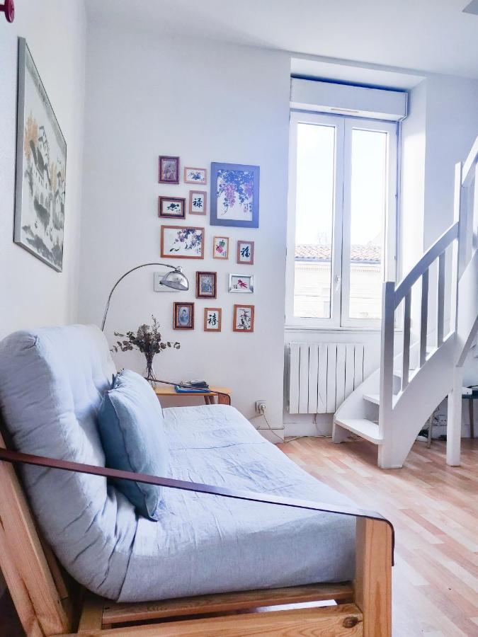 Duplex Lumineux Avec Bureau Separe Dans Le Centre Apartment Bordeaux Bagian luar foto